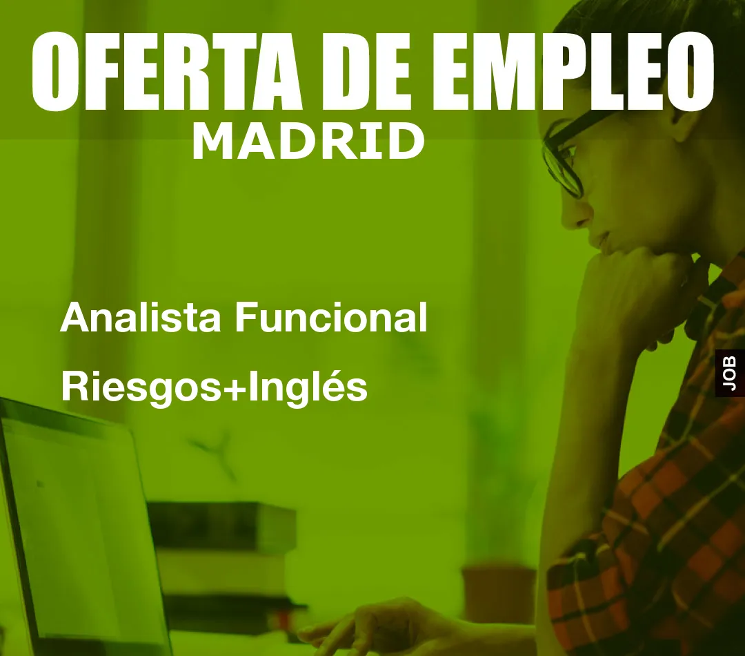 Analista Funcional Riesgos+Inglés