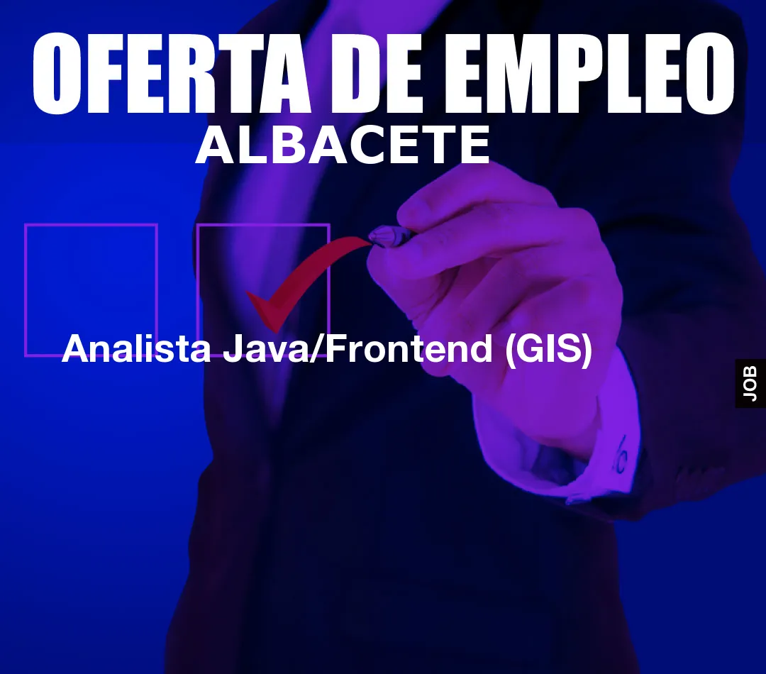 Analista Java/Frontend (GIS) Analista Java/Frontend (GIS)