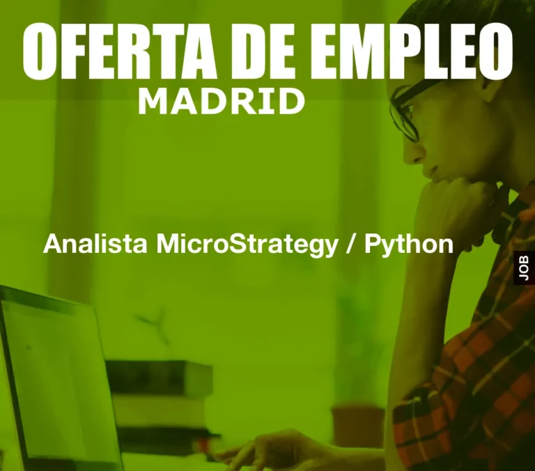 Analista MicroStrategy / Python