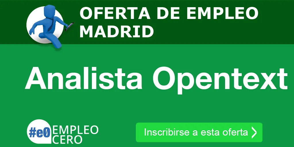 Analista Opentext Analista Opentext
