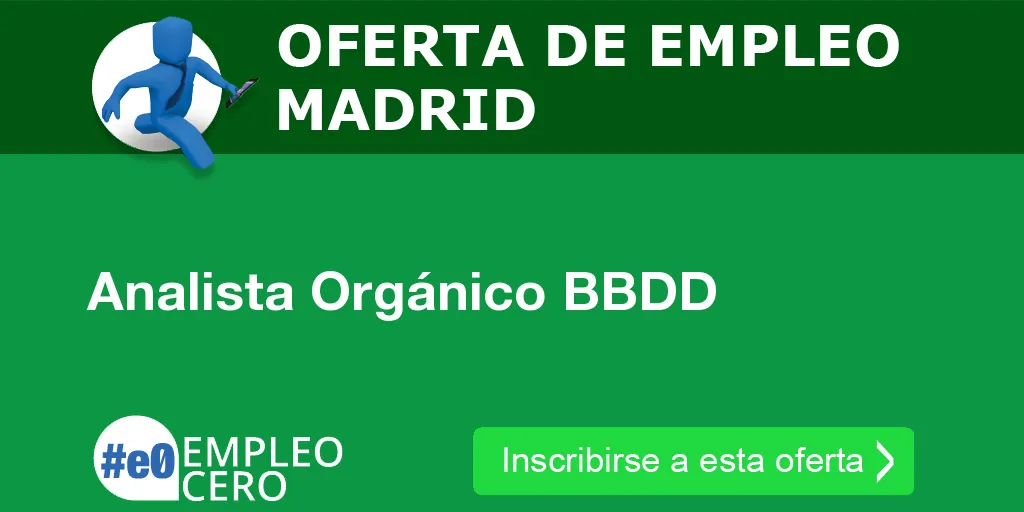 Analista Orgánico BBDD Analista Orgánico BBDD