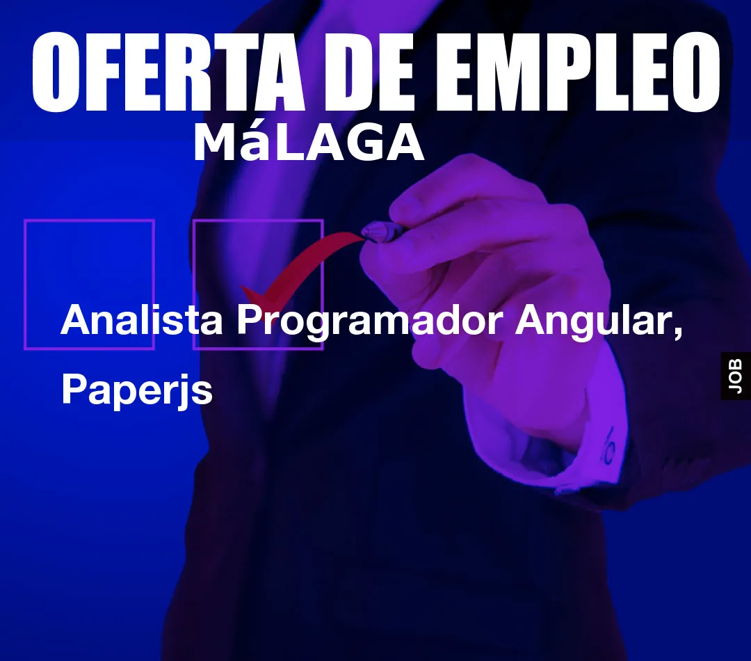 Analista Programador Angular, Paperjs