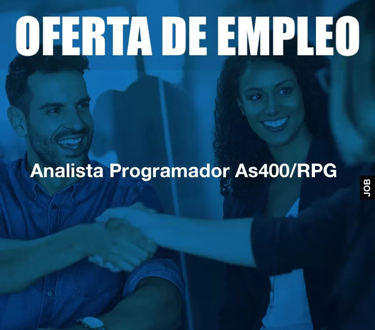 Analista Programador As400/RPG