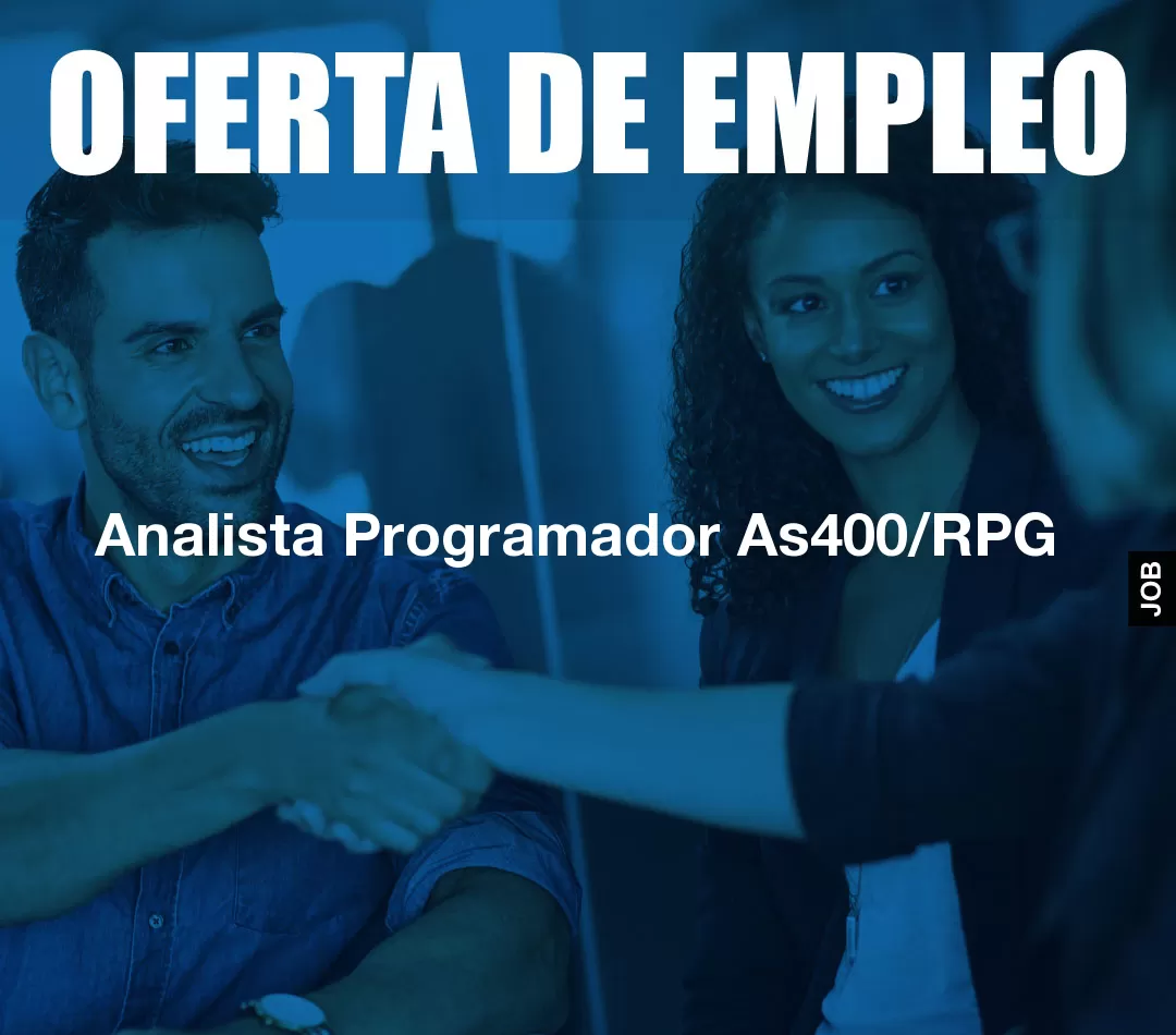 Analista Programador As400/RPG Analista Programador As400/RPG