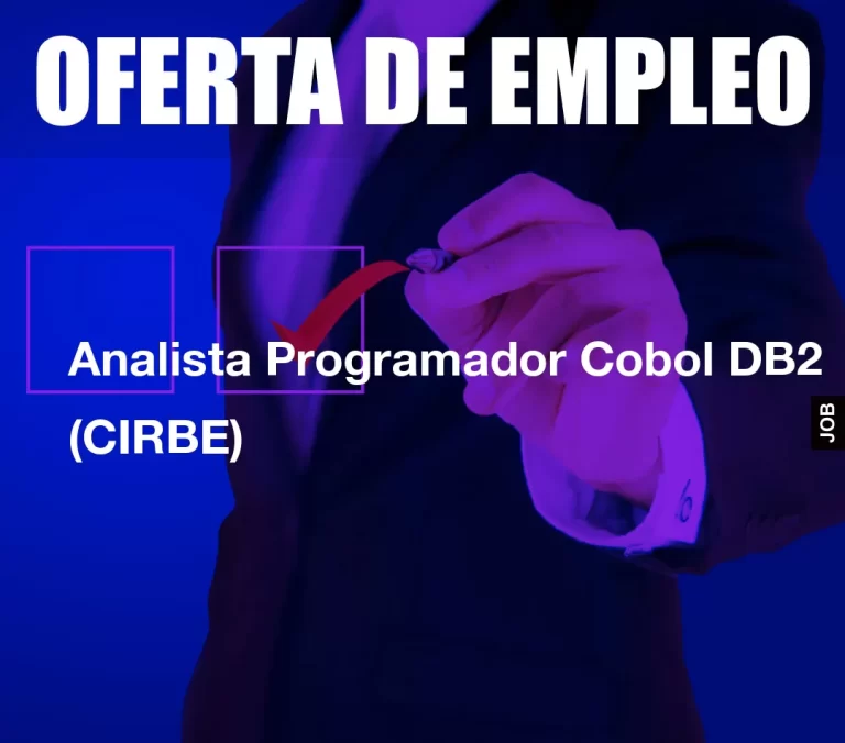Analista Programador Cobol DB2 (CIRBE)