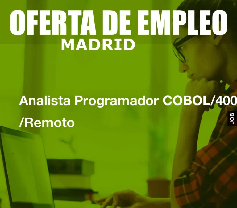 Analista Programador COBOL/400 /Remoto