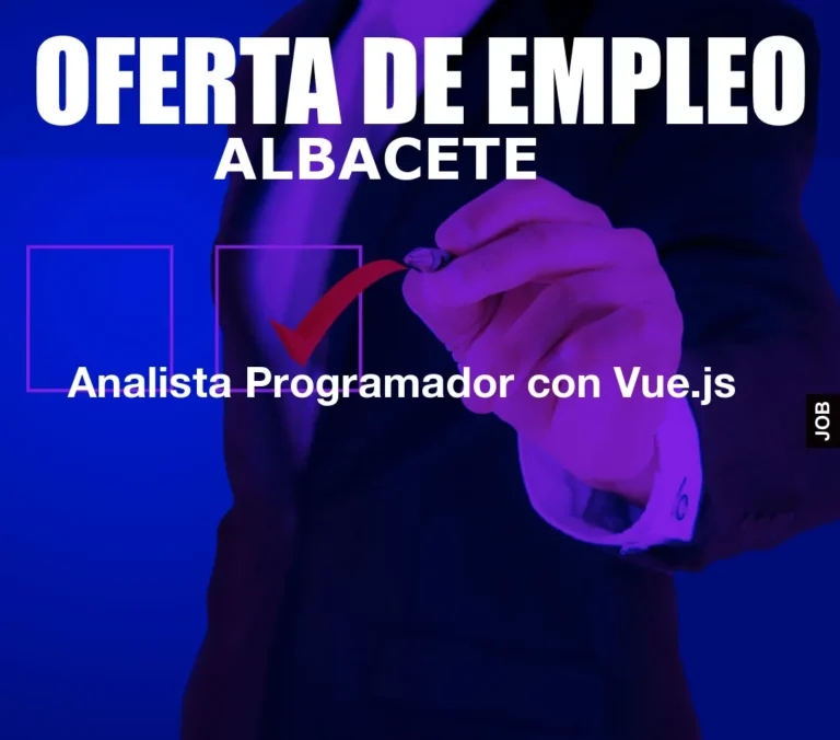 Analista Programador con Vue.js