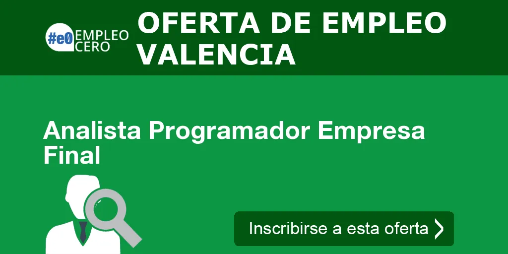 Analista Programador Empresa Final