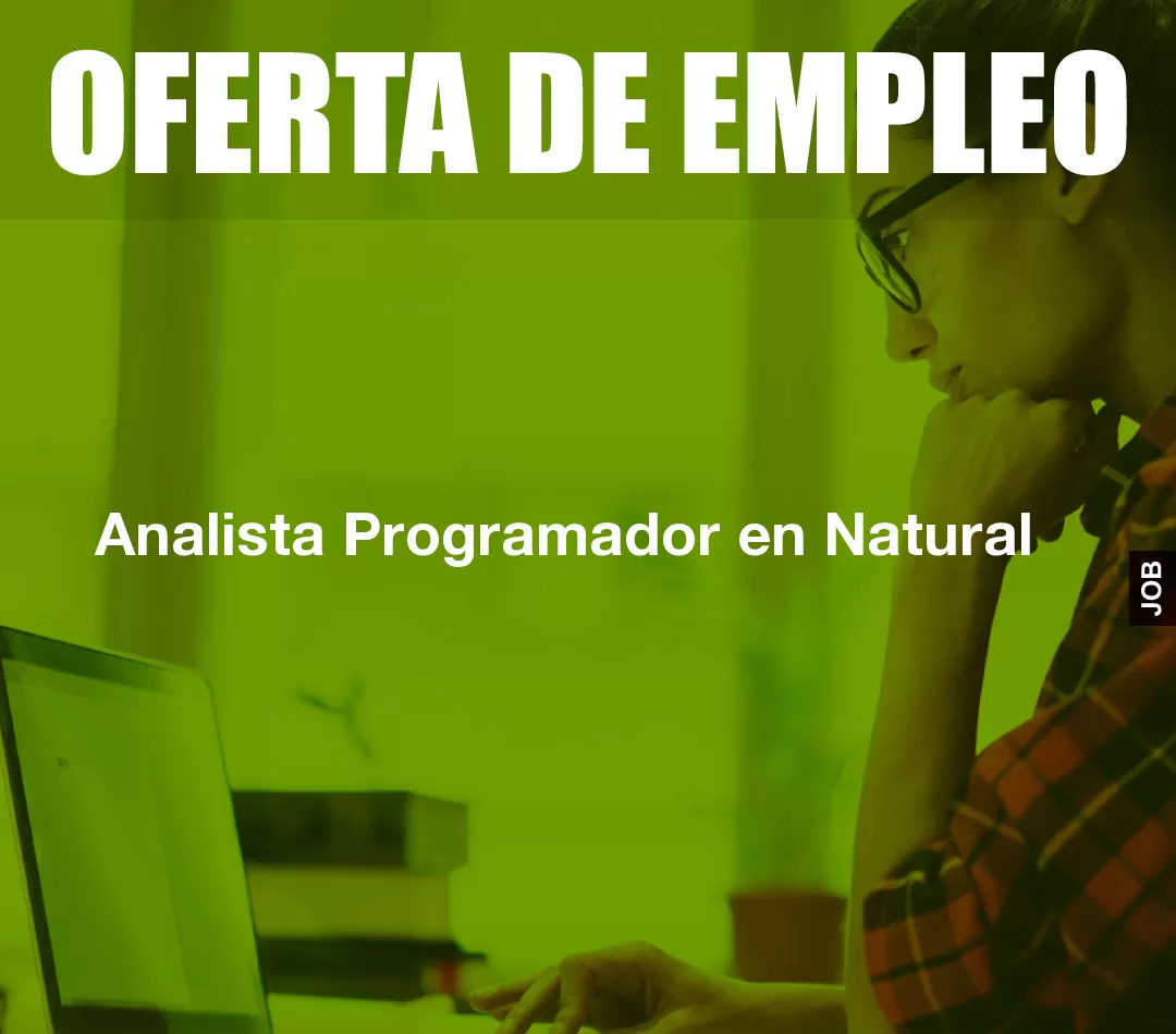 Analista Programador en Natural Analista Programador en Natural