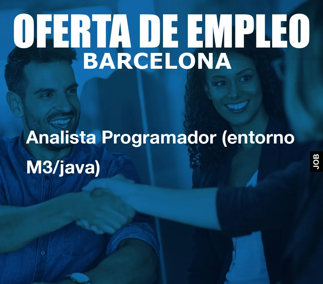 Analista Programador (entorno M3/java)