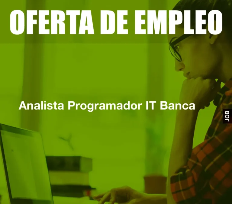 Analista Programador IT Banca