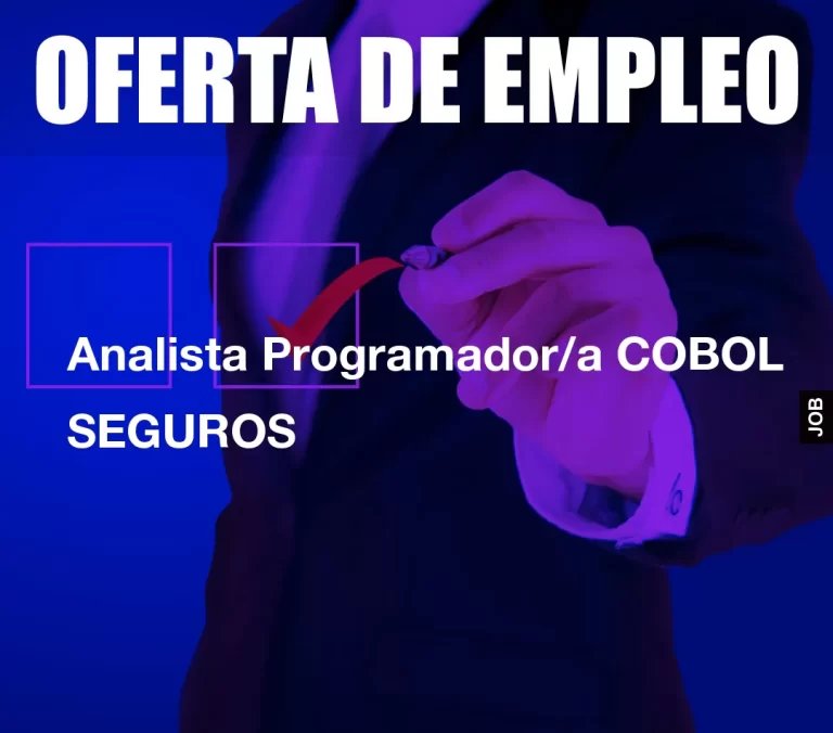 Analista Programador/a COBOL SEGUROS