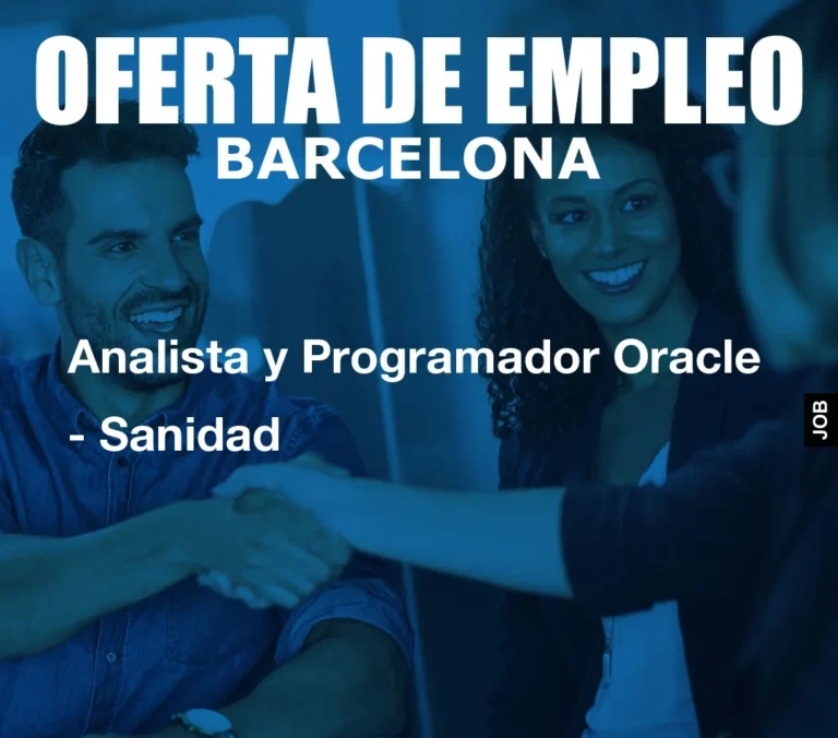 Analista y Programador Oracle – Sanidad