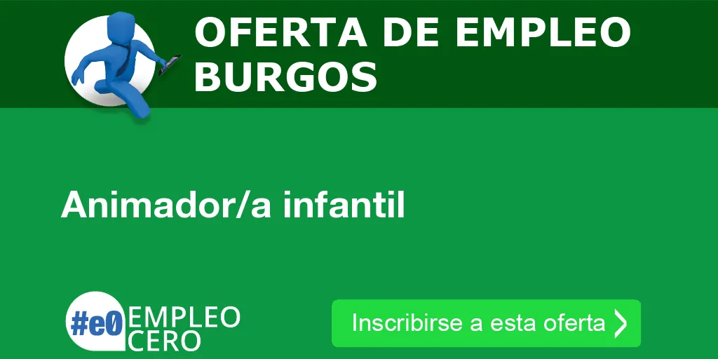Animador/a infantil Animador/a infantil