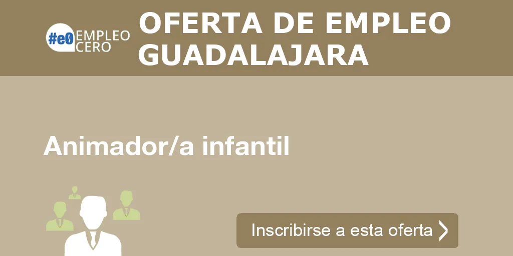 Animador/a infantil Animador/a infantil