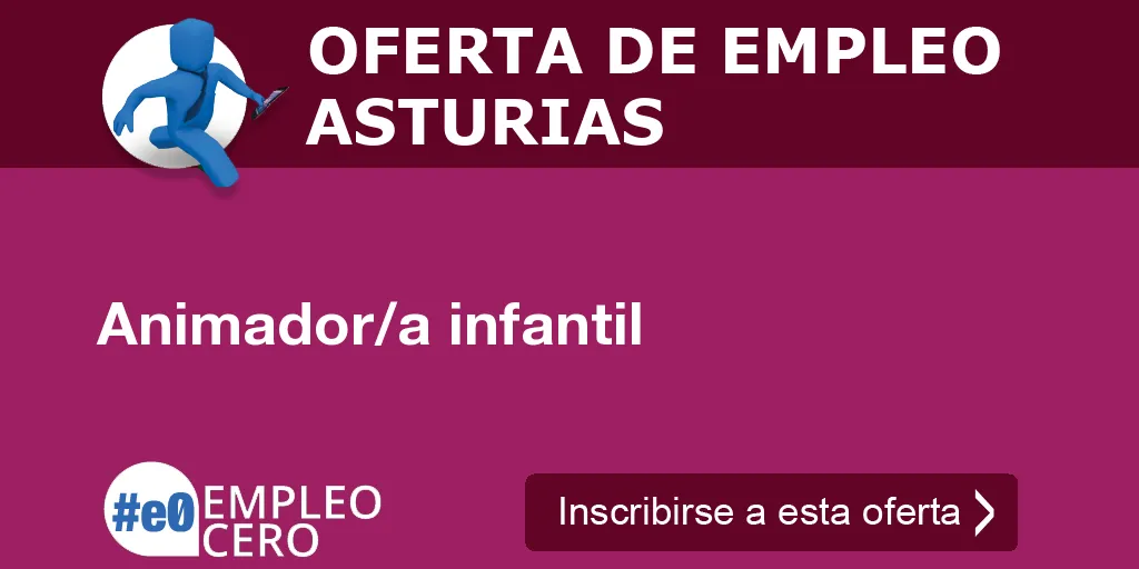 Animador/a infantil Animador/a infantil