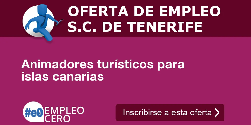 Animadores turísticos para islas canarias Animadores turísticos para islas canarias