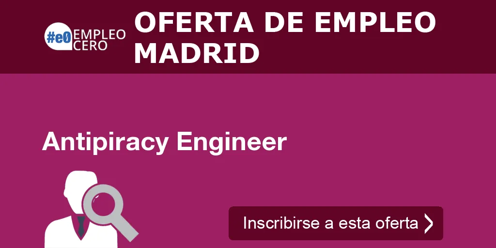 Antipiracy Engineer Antipiracy Engineer