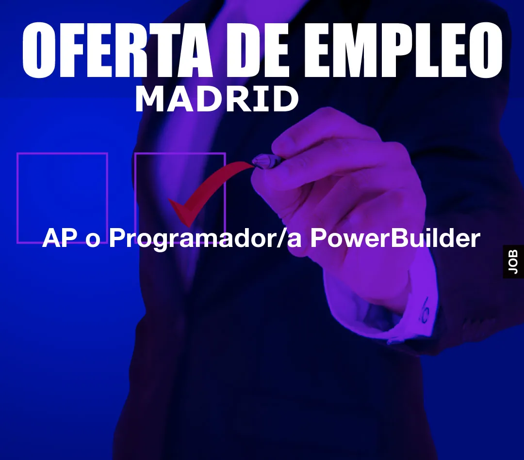AP o Programador/a PowerBuilder AP o Programador/a PowerBuilder