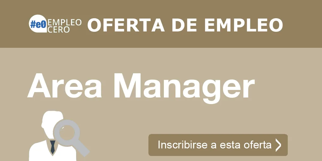 Area Manager Area Manager