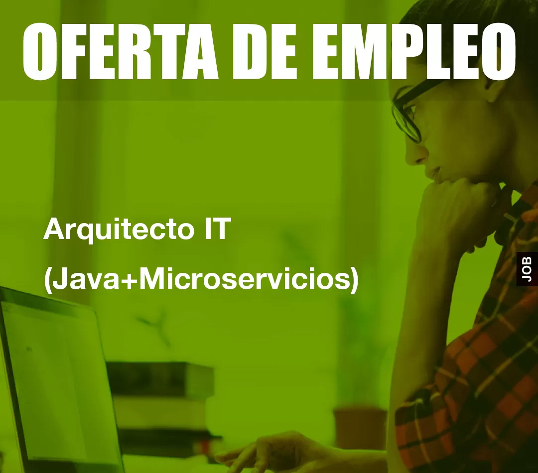 Arquitecto IT (Java+Microservicios) Arquitecto IT (Java+Microservicios)