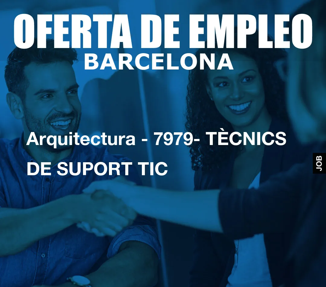 Arquitectura – 7979- TÈCNICS DE SUPORT TIC