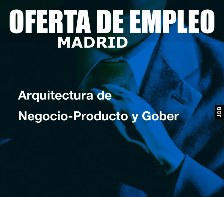 Arquitectura de Negocio-Producto y Gober