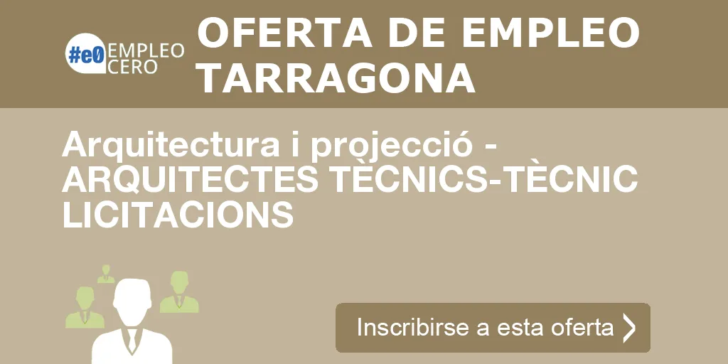 Arquitectura i projecció - ARQUITECTES TÈCNICS-TÈCNIC LICITACIONS Arquitectura i projecció - ARQUITECTES TÈCNICS-TÈCNIC LICITACIONS