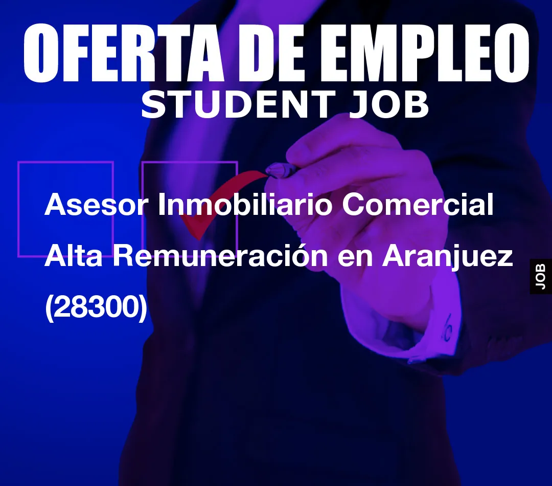 Asesor Inmobiliario Comercial Alta Remuneraci