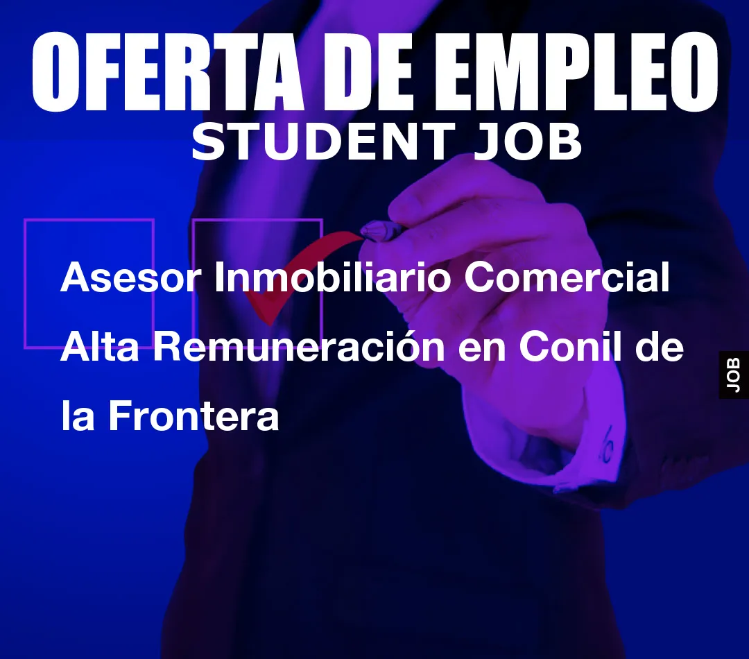 Asesor Inmobiliario Comercial Alta Remuneraci