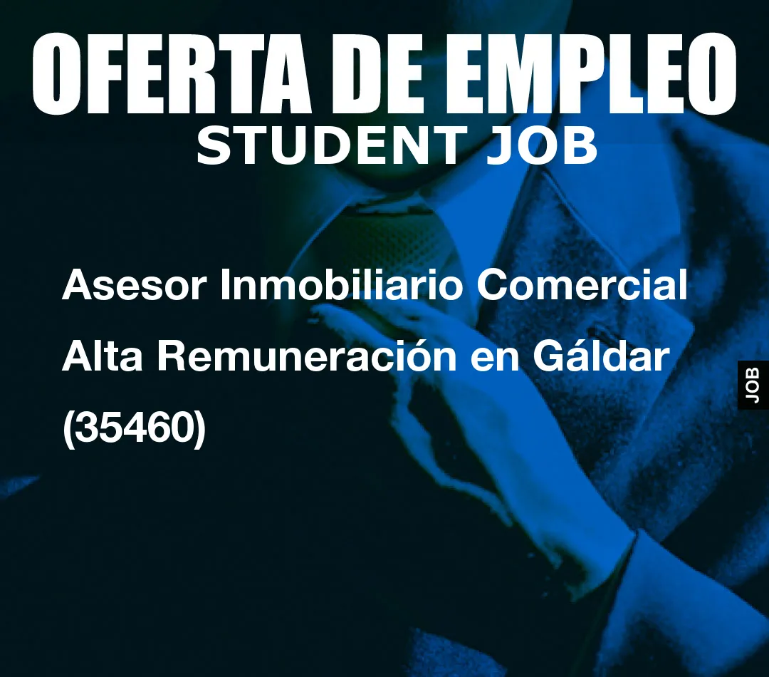 Asesor Inmobiliario Comercial Alta Remuneraci