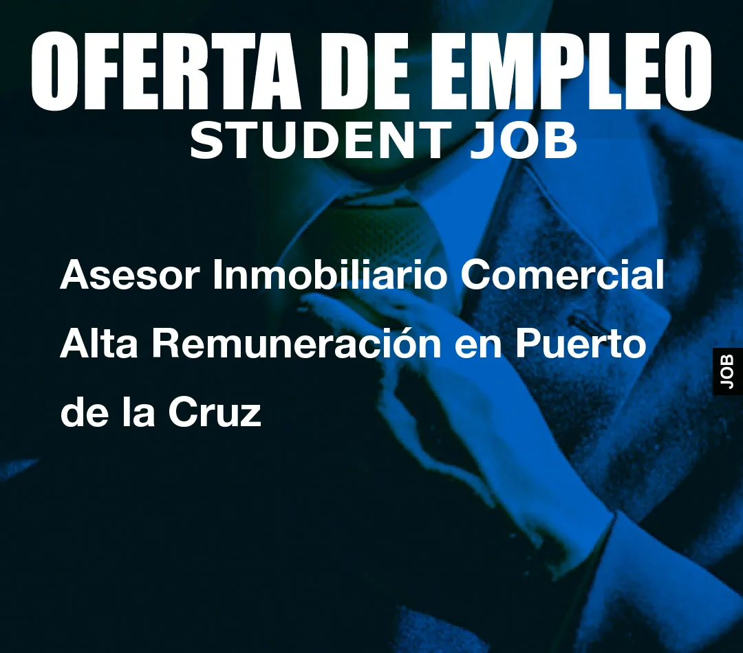 Asesor Inmobiliario Comercial Alta Remuneraci