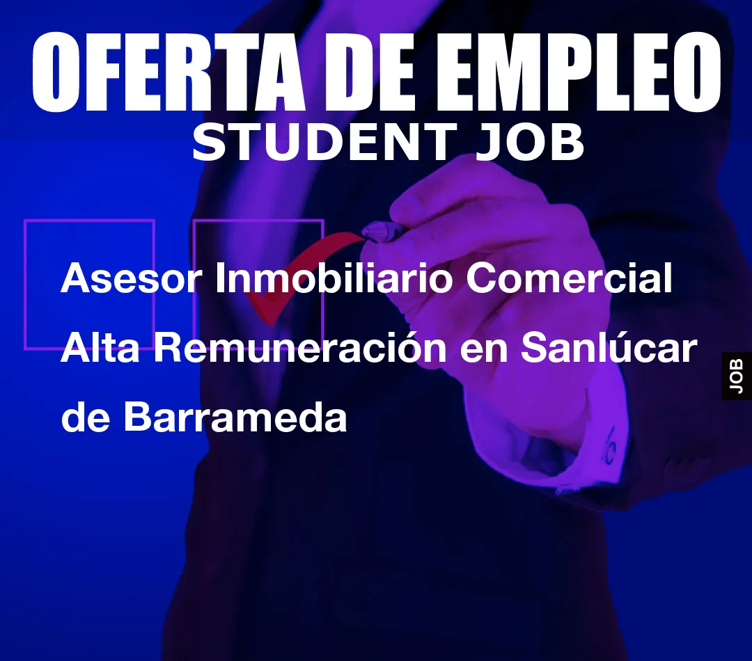 Asesor Inmobiliario Comercial Alta Remuneraci