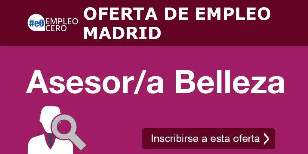 Asesor/a Belleza Asesor/a Belleza