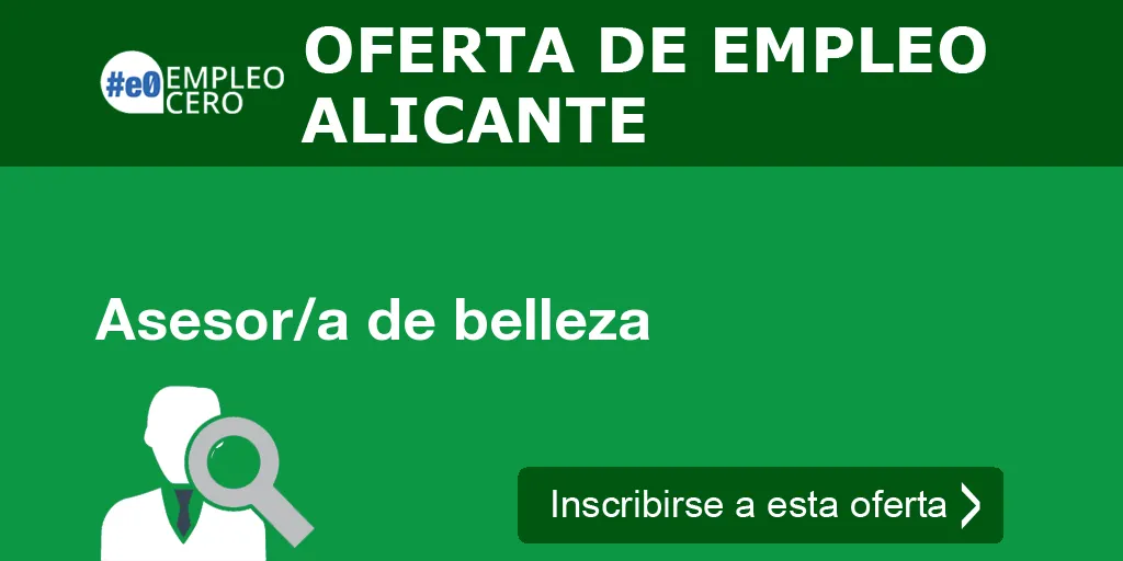 Asesor/a de belleza Asesor/a de belleza