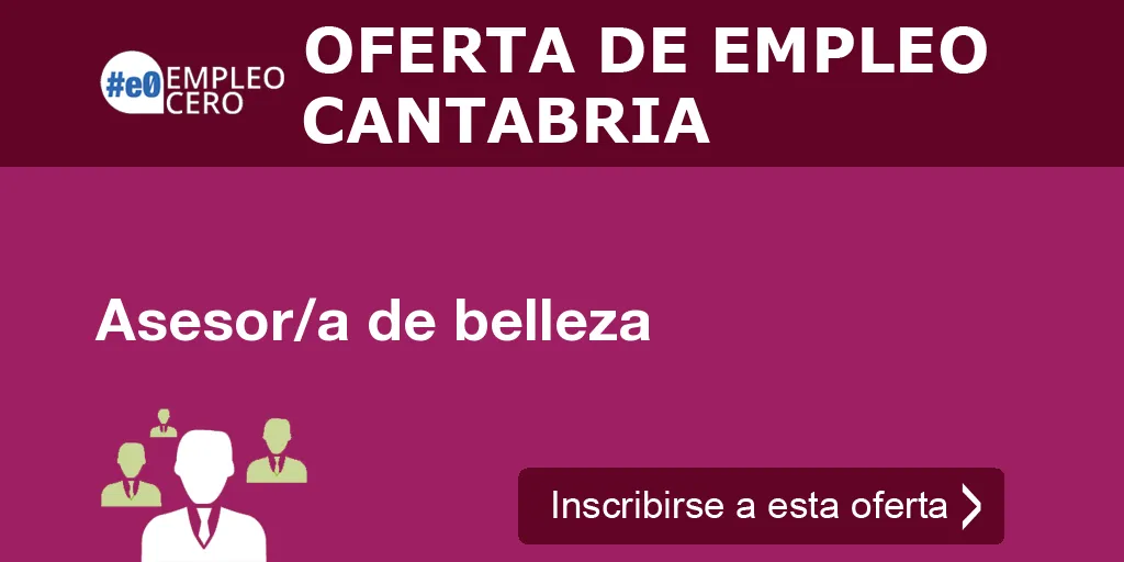 Asesor/a de belleza Asesor/a de belleza