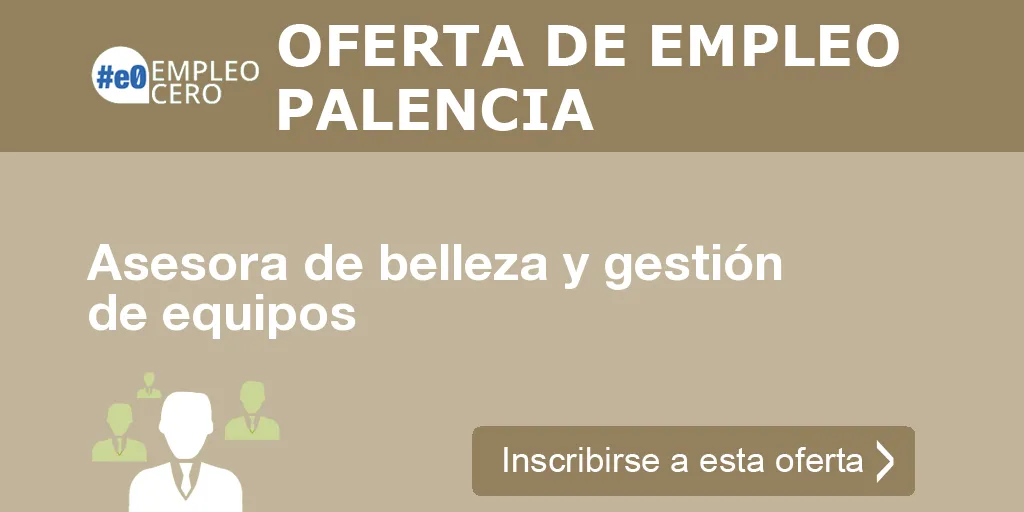 Asesora de belleza y gestión de equipos Asesora de belleza y gestión de equipos