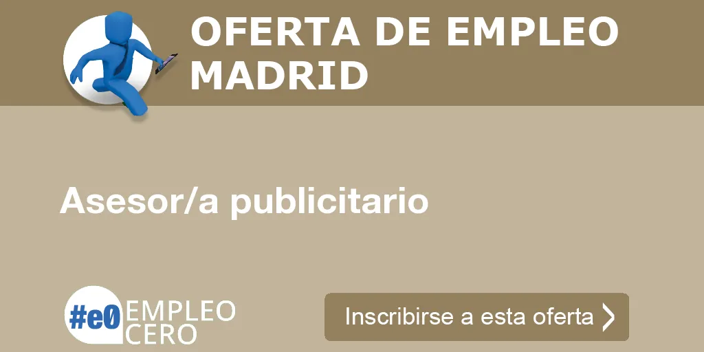 Asesor/a publicitario Asesor/a publicitario