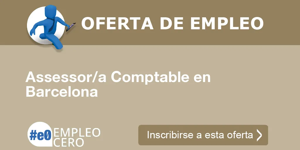 Assessor/a Comptable en Barcelona Assessor/a Comptable en Barcelona