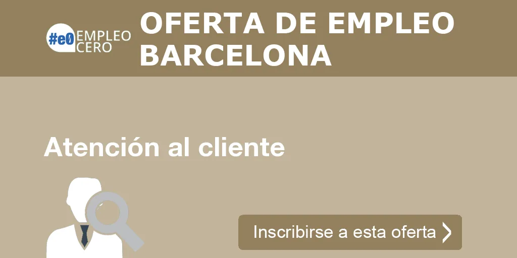 Atención al cliente Atención al cliente