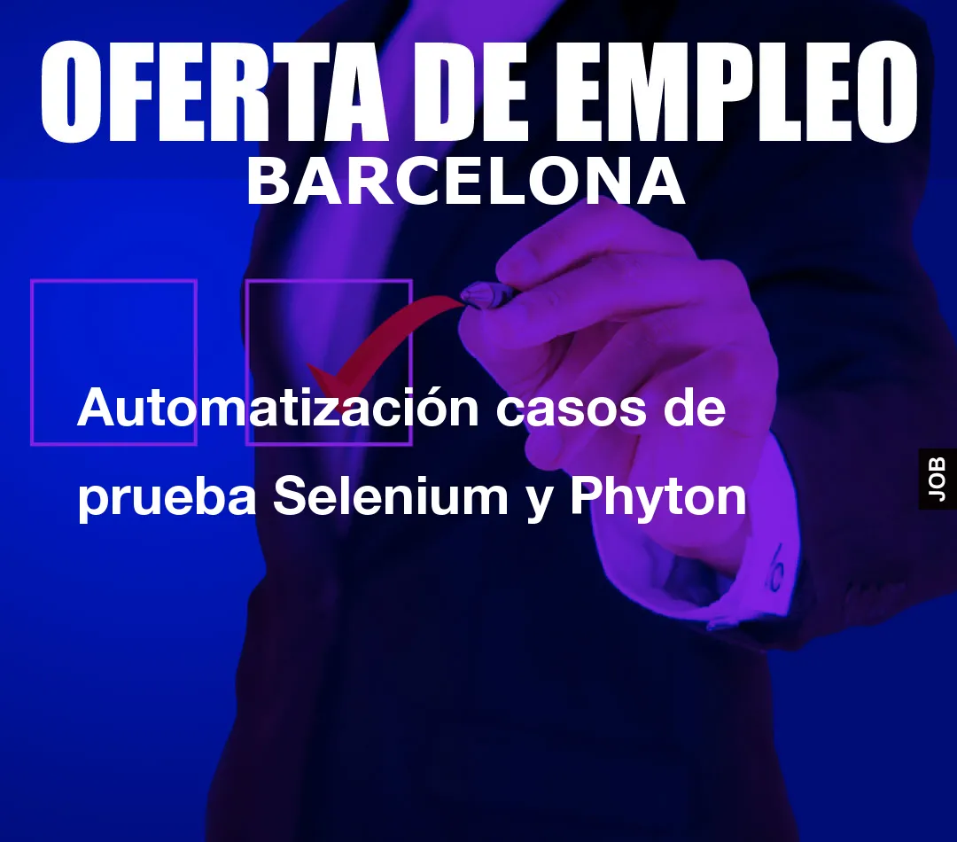 Automatización casos de prueba Selenium y Phyton Automatización casos de prueba Selenium y Phyton