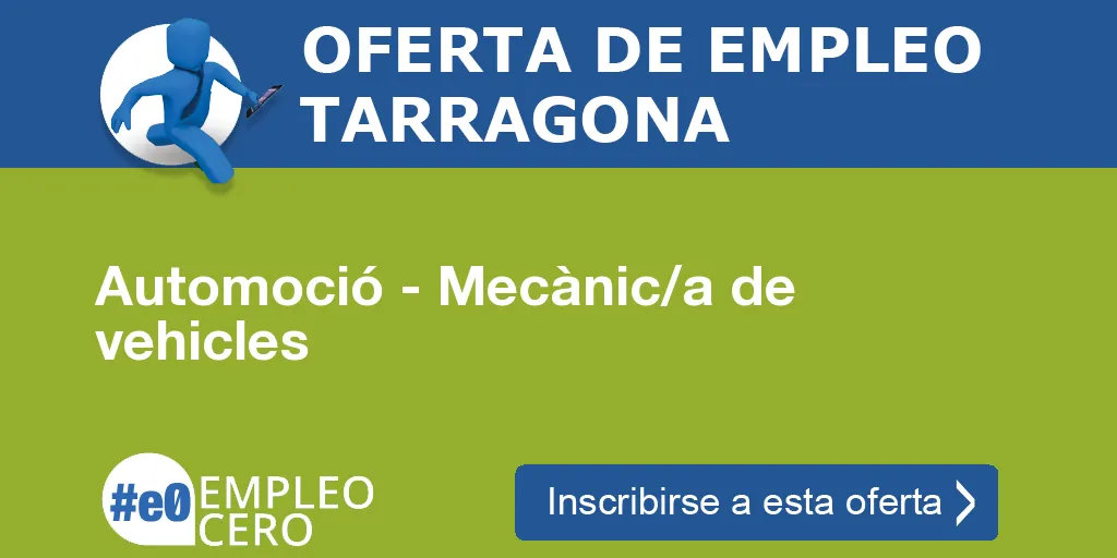 Automoció - Mecànic/a de vehicles