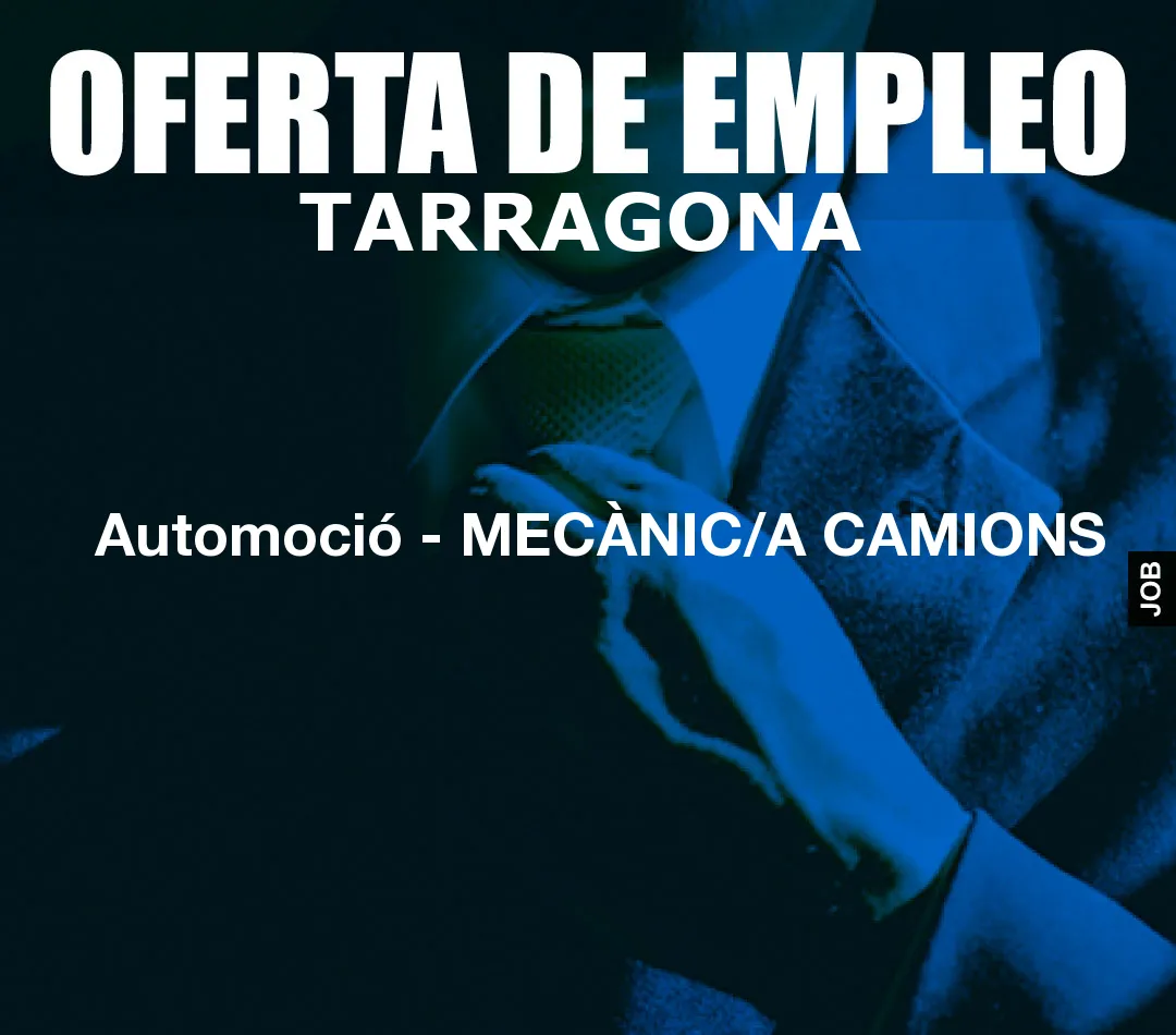 Automoció – MECÀNIC/A CAMIONS