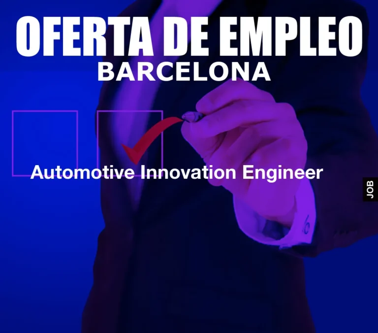 Automotive Innovation Engineer
