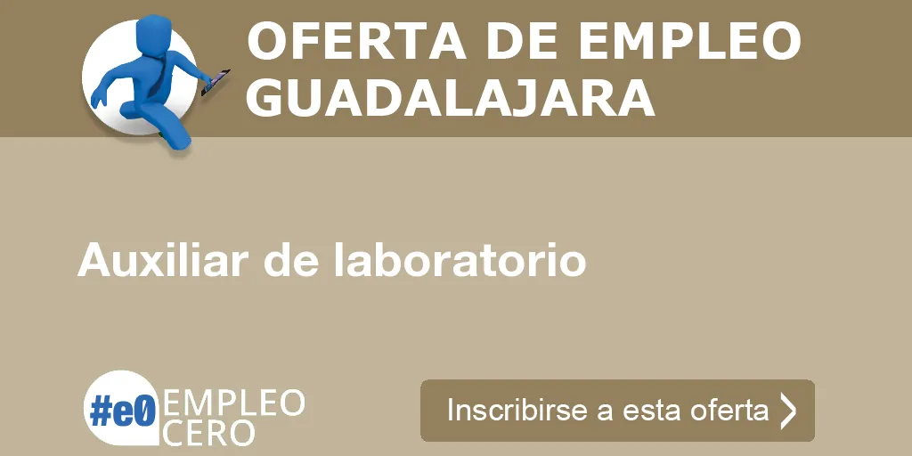 Auxiliar de laboratorio Auxiliar de laboratorio