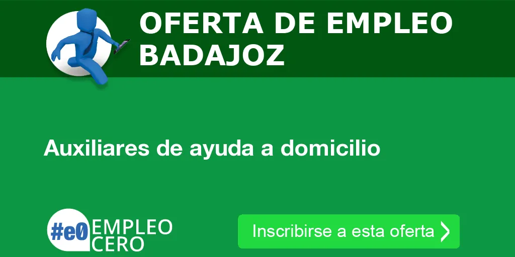 Auxiliares de ayuda a domicilio