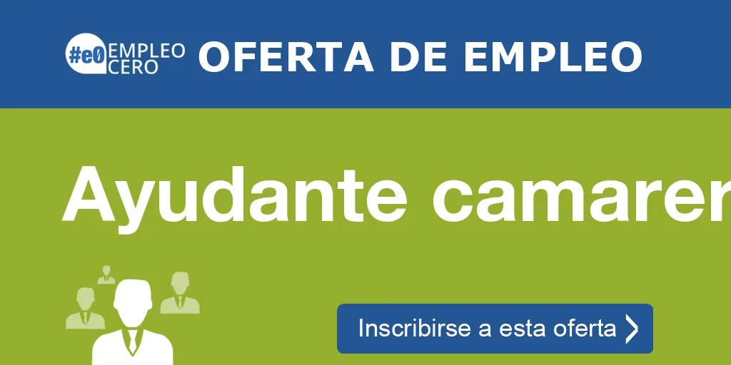 Ayudante camarero Ayudante camarero