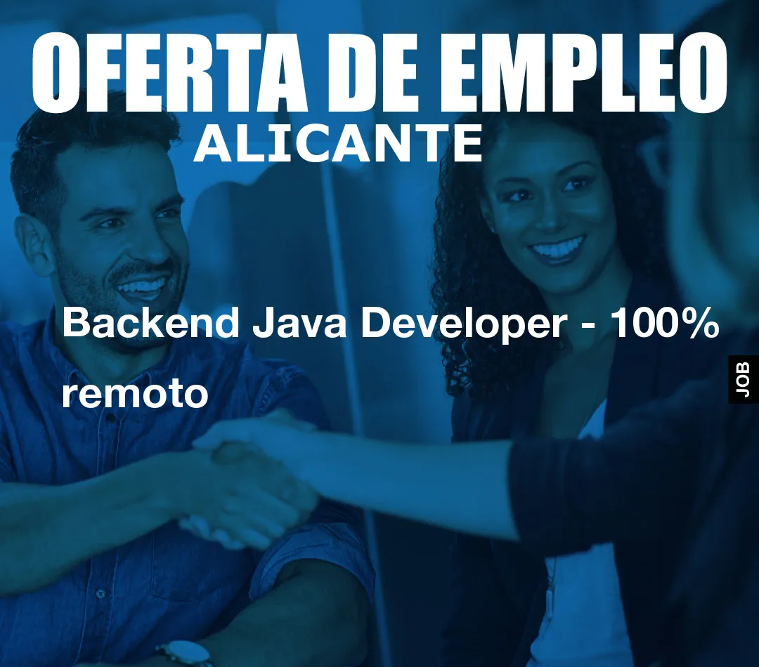 Backend Java Developer - 100% remoto