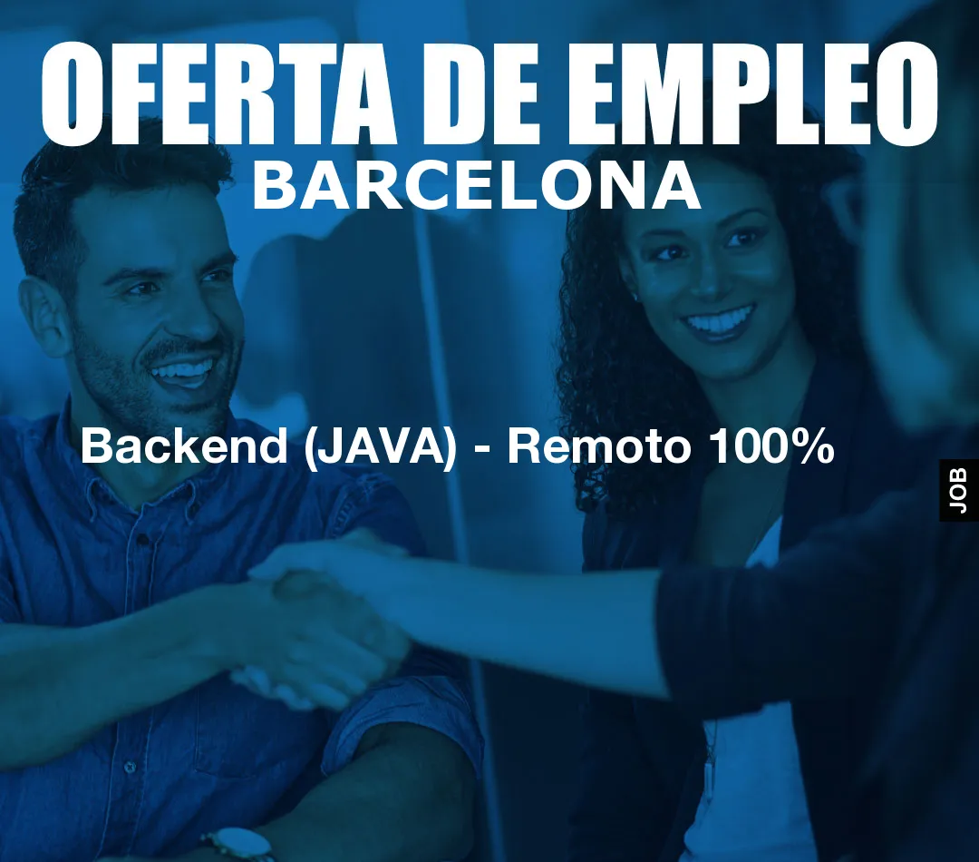 Backend (JAVA) – Remoto 100%