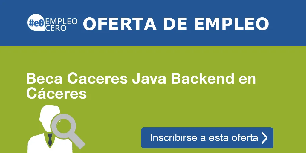 Beca Caceres Java Backend en Cáceres Beca Caceres Java Backend en Cáceres